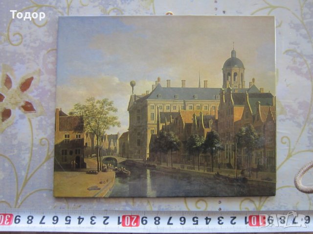 Стара картина Берхейде Ермитаж , снимка 1 - Картини - 29767767