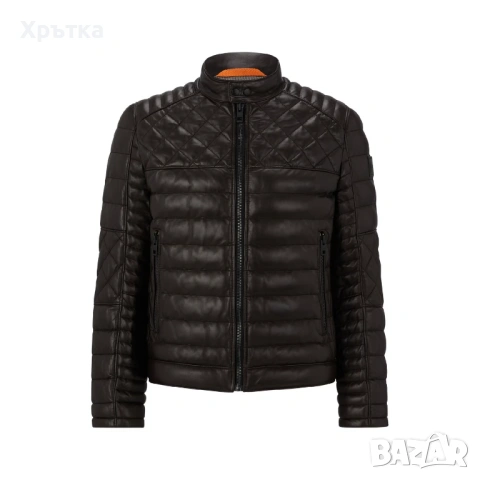 Hugo Boss John In - Оригинално мъжко кожено яке размер 52, 54, снимка 3 - Якета - 53298360