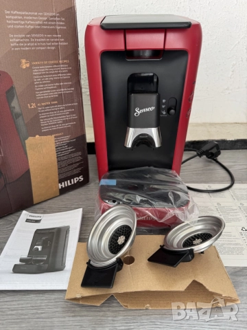  Кафемашина с Капсули Philips Senseo Maestro CSA260/90 Червена Еспресо!, снимка 2 - Кафемашини - 56260415