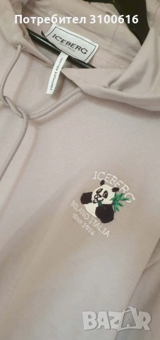 Оригинален дамски суичър Iceberg размер XL, снимка 3 - Суичъри - 53143022