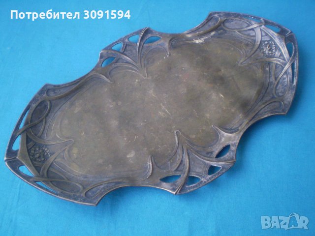 Антикварен поднос вмф wmf, снимка 2 - Други ценни предмети - 37943256