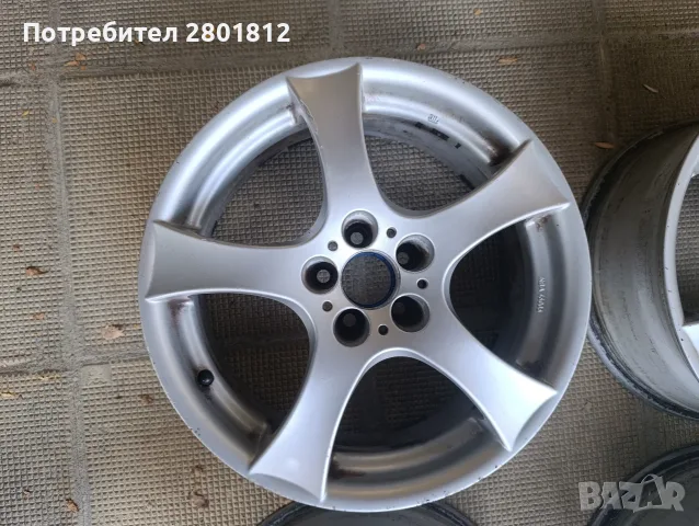 Джанти R17 5х100, снимка 2 - Гуми и джанти - 56059934