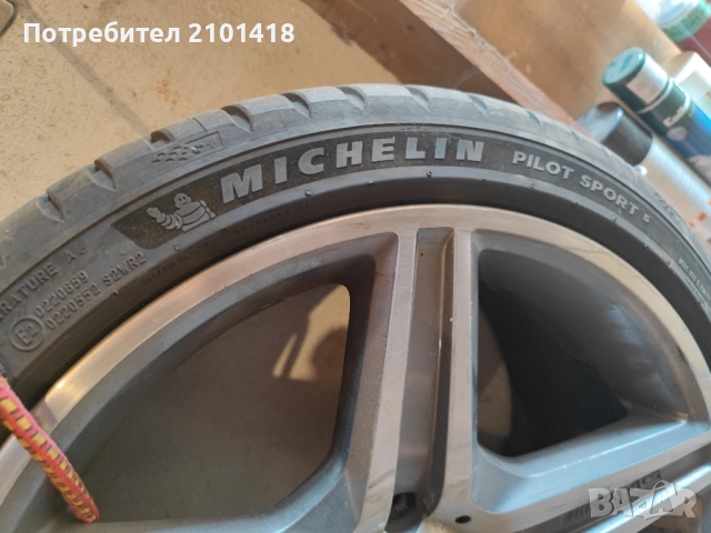 Джанти с гуми за Мерцедес спорт пакет 18 цола, снимка 3 - Гуми и джанти - 51686158