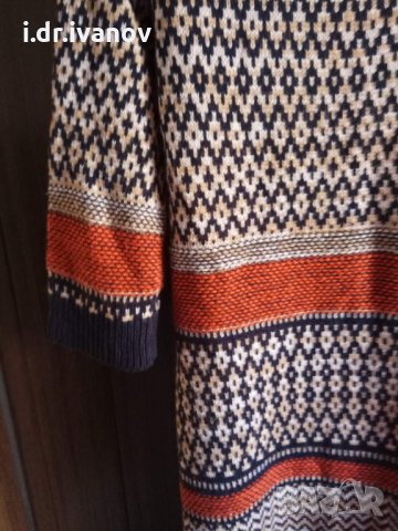 цветна туника плетиво , снимка 4 - Блузи с дълъг ръкав и пуловери - 30296411