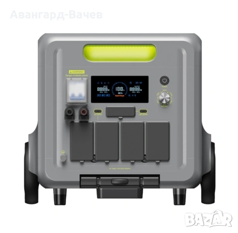 Преносима захранваща станция FOSSiBOT F7200 + разширителна батерия FB5222 5222Wh 