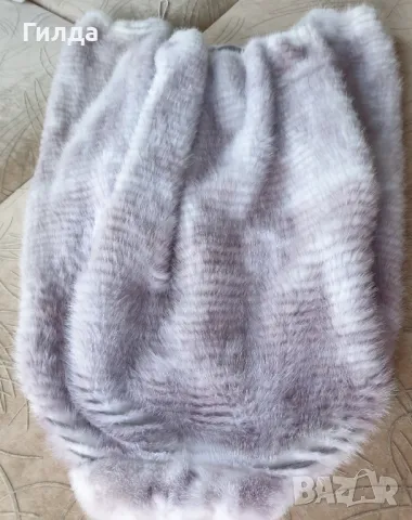 яке с естествен косъм норка M L налична, снимка 4 - Якета - 49429510