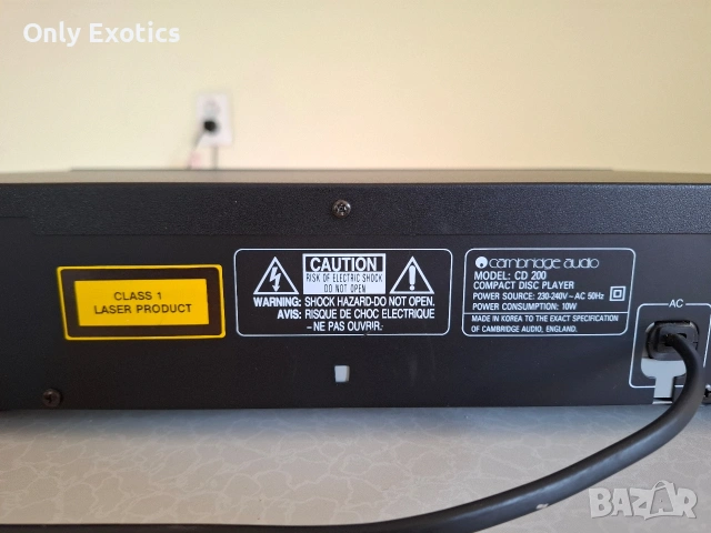 Cambridge Audio CD200 AD1865, снимка 11 - Аудиосистеми - 54099835