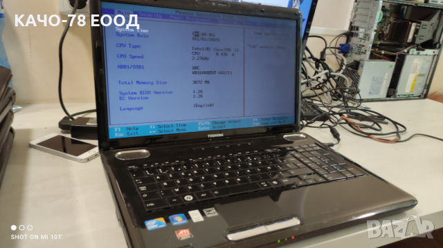  Лаптоп Toshiba Satellite L555-11L