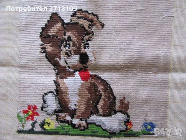 2 броя гоблени -ръчно бродитани, снимка 5 - Гоблени - 51512168