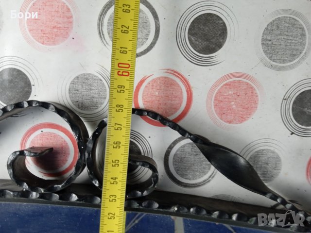 Старо огледало 1983г рамка ковано желязо, снимка 10 - Огледала - 38299963