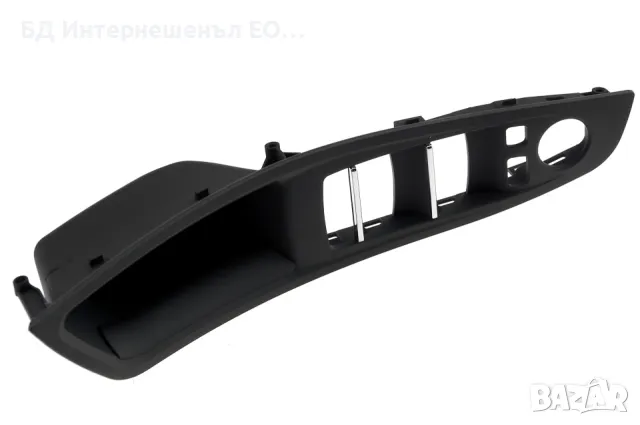 51417225873 Предна лява дръжка за врата BMW F10 F11, Черна, С прибиране на огледалата