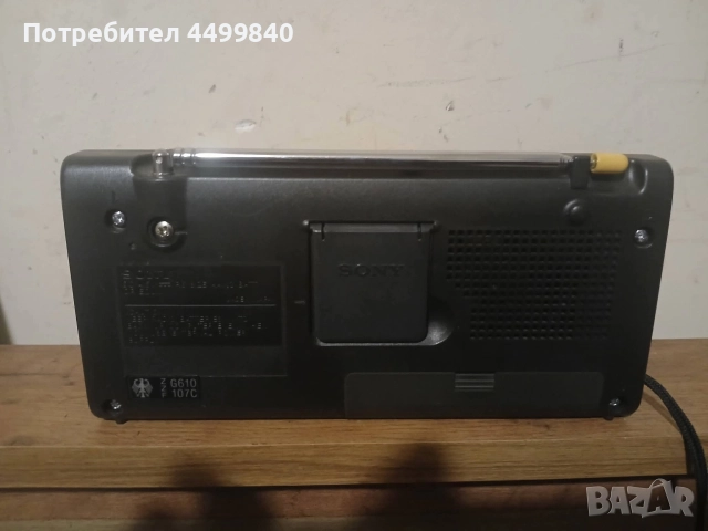 ПРОДАВАМ ВЪВ ПЕРФЕКТЕН ВЪНШЕН ВИД ТРАНЗИСТОР ЯПОНЕЦ ( Sony ICF-M350L) , снимка 3 - Радиокасетофони, транзистори - 52930204