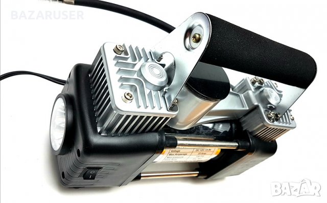 Компресор -метален с прожектор ( голям ) -89337/250921, снимка 2 - Аксесоари и консумативи - 30796324