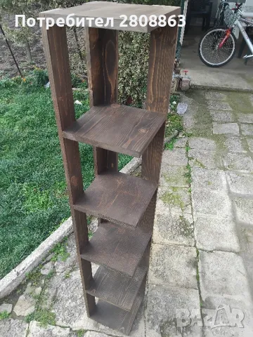 Етажерка от дърво , снимка 8 - Етажерки - 48051568