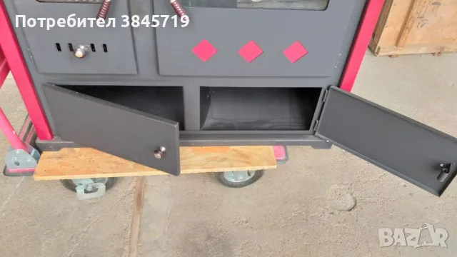 ГОТВОРСКА ПЕЧКА ЧУГУНЕН ПЛОТ PROMETEY ПРАКТИК ЛУКС ЕКО, снимка 5 - Печки, фурни - 48662198