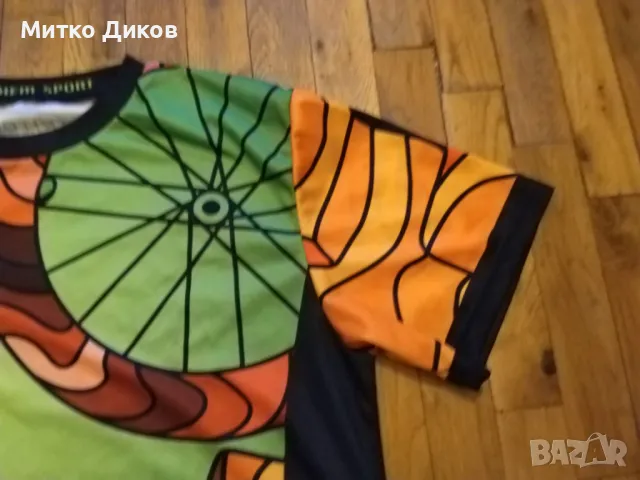 Тениска Асеновградски баири 2022г-на Дием спорт красива шарена размер Л, снимка 5 - Тениски - 49106224