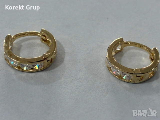 Детски обеци 14к 