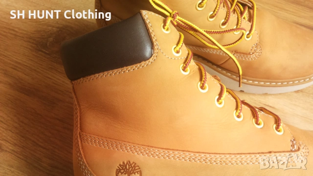 TIMBERLAND Leather Boots размер EUR 37,5 обувки естествена кожа - 2394, снимка 4 - Дамски боти - 53880468