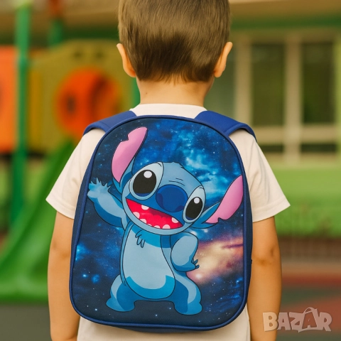 Детски ранички с любимите герои – готови за приключения stich, снимка 9 - Раници - 51969425