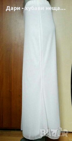 Бяла пола от еластичен тюл и подплата👗🍀M,L👗🍀арт.3004, снимка 2 - Поли - 33724272