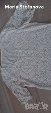 Бяла дантелена рокля , снимка 2 - Рокли - 35634009