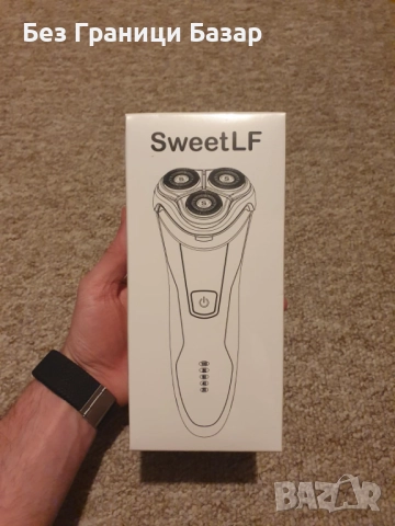 Нова Мъжка електрическа самобръсначка IPX7 бързо зареждане USB LCD, снимка 2 - Електрически самобръсначки - 51488445