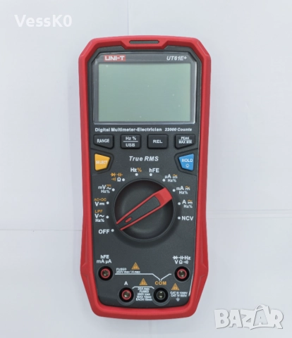 Uni-T UT61E+ (UT161E) 1000V True RMS Прецизен Мултиметър Digital Multimeter, снимка 8 - Други инструменти - 52980238