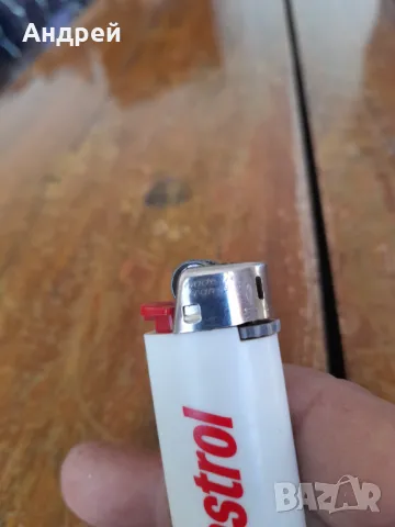Стара запалка Bic Castrol, снимка 2 - Колекции - 47805244