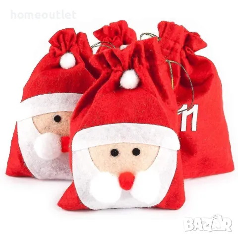 ПРОМОЦИЯ Коледен адвент календар с торбички от филц, X0017J5VGT