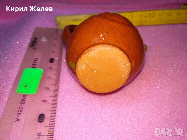 КЕРАМИЧНО БЪРДУЧЕ СЪДЧЕ РЪЧНА МАЙСТОРСКА ИЗРАБОТКА ТРАДИЦИОНЕН ЕТНО СУВЕНИР ГЛЕДЖОСАНА ГЛИНА 42939, снимка 5 - Декорация за дома - 44297288