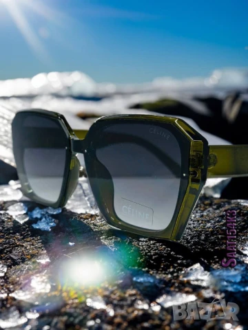 очила с черен обикновен калъф и ув защита christian dior versace celine, снимка 17 - Слънчеви и диоптрични очила - 50776578