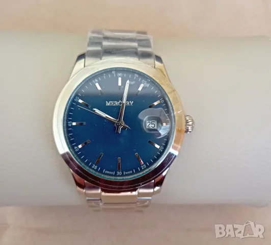 Щвейцарски часовник Нов, снимка 2 - Мъжки - 56153658