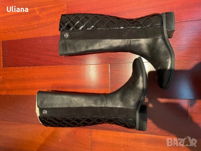 Дамски ботуши Armani кожа, снимка 10 - Дамски ботуши - 51921734