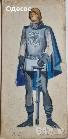 Стара картина на худ. Асен Попов 1895-1976 х.