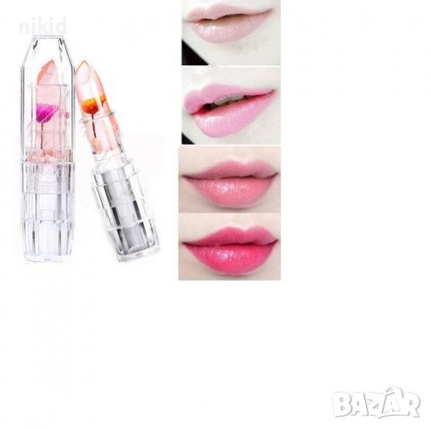 магическо червило желе с цвете роза променящо си цвета, снимка 6 - Декоративна козметика - 37563055