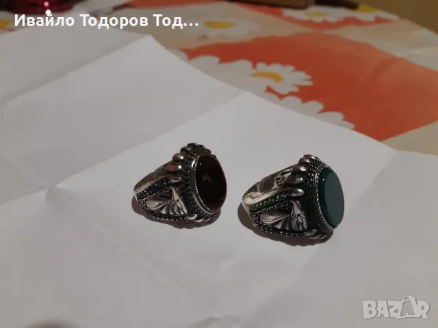 Бутикови сребърни пръстени ювелирна изработка, снимка 4 - Пръстени - 47898195