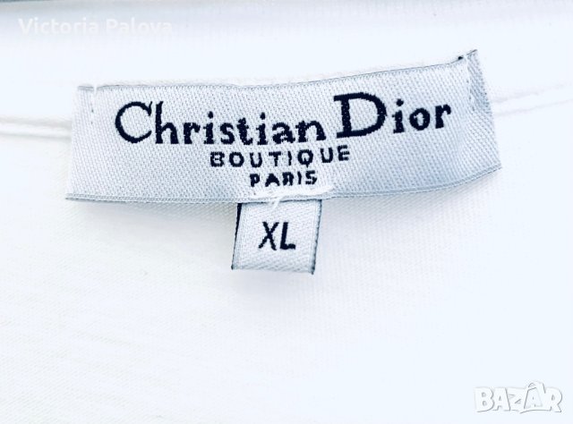Оригинал CHRISTIAN DIOR тениска унисекс, снимка 4 - Тениски - 42303126