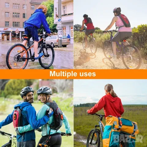 Мигачи и ярка червена светлина за велосипед, тротинетка, скутер и др, снимка 11 - Аксесоари за велосипеди - 49791040