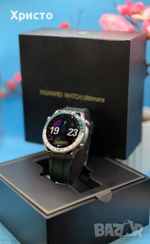 Смарт часовник Huawei Watch Ultimate, Titanium Green  , снимка 3 - Смарт часовници - 54308731