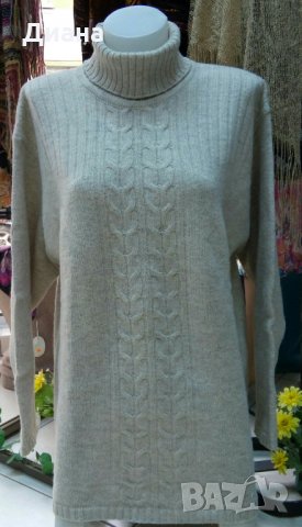 100% кашмир,мерино,ангора,мохер-дамски пуловери с поло яка, снимка 14 - Блузи с дълъг ръкав и пуловери - 35536878