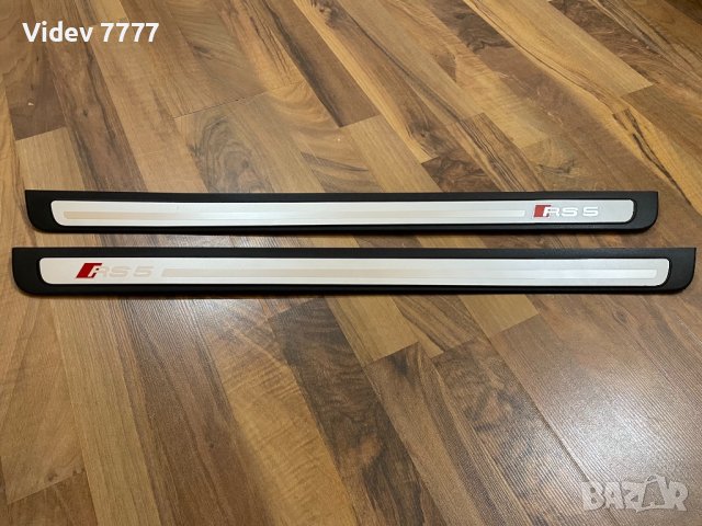 Audi RS5 Оригинални лайсни за праговете Ауди РС5, снимка 8 - Аксесоари и консумативи - 40789639