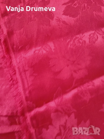 покривка от копринен сатен от соца нова, снимка 3 - Покривки за маси - 52343221