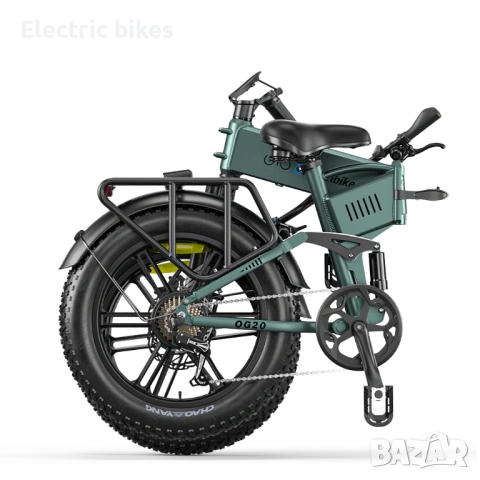 Сгъваем електрически велосипед Eletronbike OD20 – 500W, 48V, до 100 км пробег, снимка 10 - Велосипеди - 54136499
