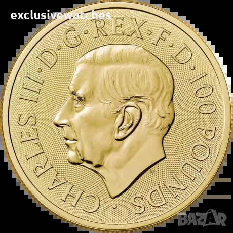 1 тройунция 24 карата Златна Монета Британия и Либърти 2024, снимка 2 - Нумизматика и бонистика - 44681420