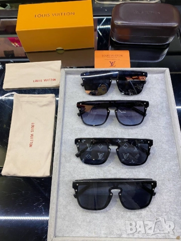 очила с черен обикновен калъф и ув защита versace louis vuitton, снимка 8 - Слънчеви и диоптрични очила - 51444699