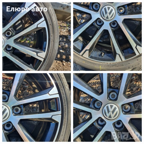 Джанти Фолксваген 5х112х7J17ет49, снимка 15 - Гуми и джанти - 54111600