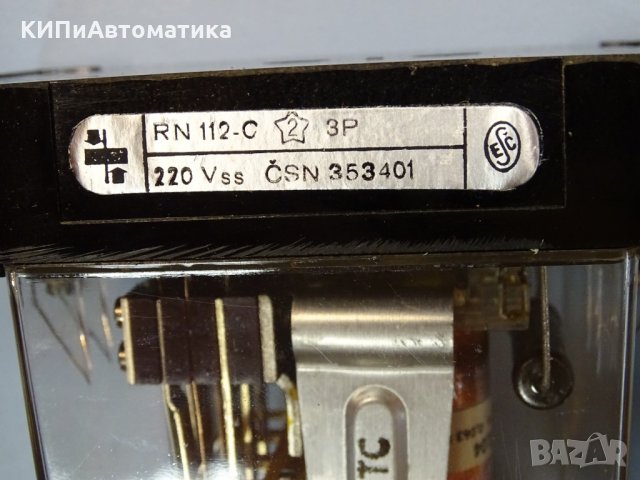 реле чешко RP701, RN112-C, RP1KB, TX11 220V 50Hz, снимка 6 - Резервни части за машини - 35491051