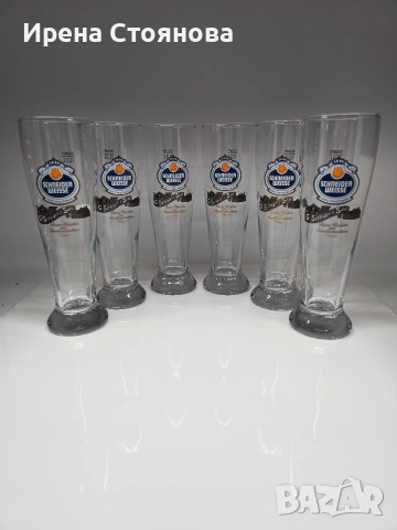 Комплект от 6 чаши за бира Schneider Weisse Germany , снимка 7 - Чаши - 54022661