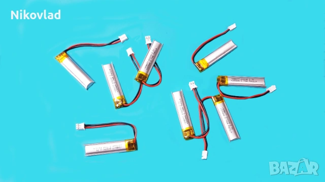 Батерия 3.7V 200mAh/ 601040/ Li-Ion, снимка 5 - Друга електроника - 54359970