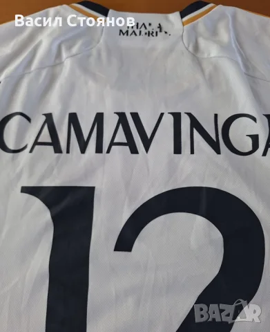 Реал Мадрид / Real Madrid #12 Camavinga adidas 2023-24 Home Shirt - размер S, снимка 8 - Фен артикули - 54608567